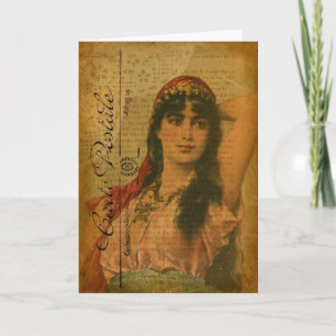 Bauch Dancin ist auf Mode Karte