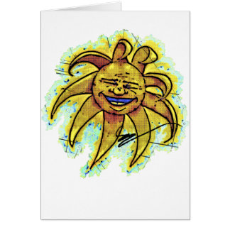 Bauch-Lachen-Cartoon-Karte B