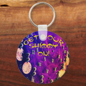 Bauch tanzen angesagter Schal mit Münzen Schlüssel Schlüsselanhänger (Vorderseite)