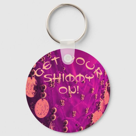 Bauch tanzen angesagter Schal mit Münzen Schlüssel Schlüsselanhänger (Vorderseite)