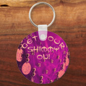 Bauch tanzen angesagter Schal mit Münzen Schlüssel Schlüsselanhänger (Vorderseite)