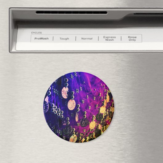 Bauch tanzen angesagter Schal mit Münzmagnet Magnet (In Situ (Geschirrspüler))