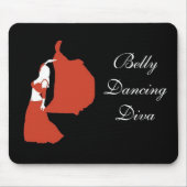 Bauch-Tanzen-Diva Mousepad (Vorne)