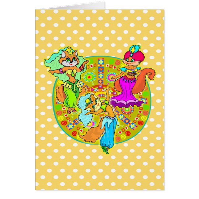 Bauch-Tanzen-Katzen (Vorne)