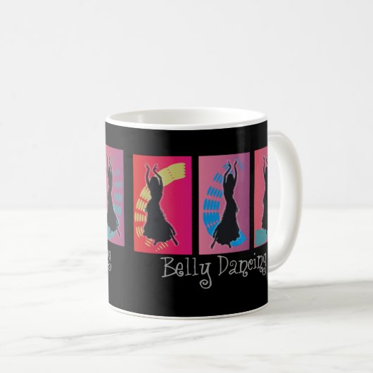 Bauch-Tanzen-Kunst-Geschenke Kaffeetasse (VorderseiteRechts)