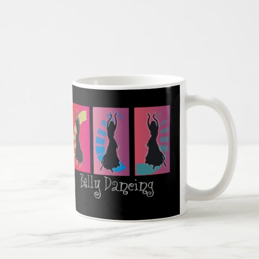 Bauch-Tanzen-Kunst-Geschenke Kaffeetasse (Rechts)