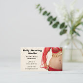 Bauch-Tanzen-Visitenkarte Visitenkarte (Stehend Vorderseite)