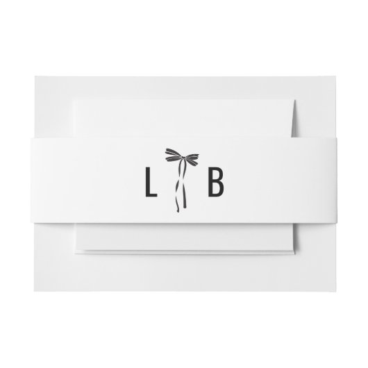 Bauchband Hochzeitszange Einladungsbanderole (Vorderseite Beispiel)