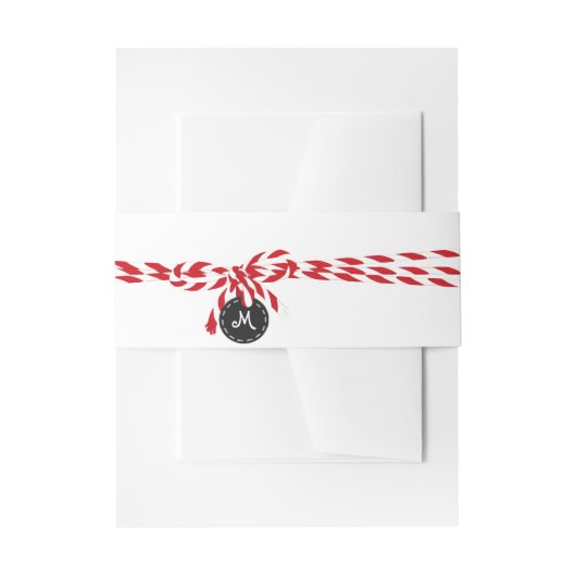 Bauchband mit Bauchgurt und Karton Einladungsbanderole (Vorderseite Beispiel)