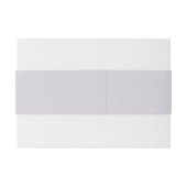 Bauchband "Pale Lilac" Minimalistisch Einladungsbanderole (Rückseitenbeispiel)