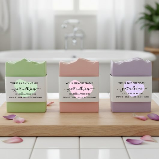 Bauchband-Wrap-Etikett für die schwarze und weiße