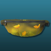 Bauchbeutel, Blume zum Blumenstopfen, Monogramm Bauchtasche