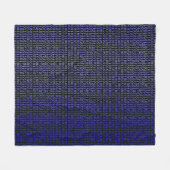 Bauchblau Fleecedecke (Vorderseite (Horizontal))