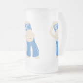Bauchglas Mattglas Bierglas (VorderseiteRechts)