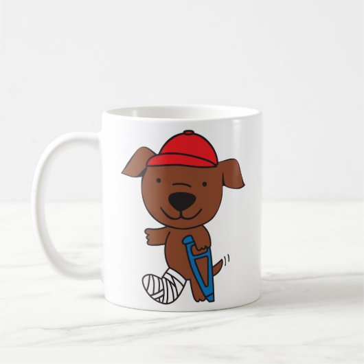 Bauchhund Kaffeetasse (Links)