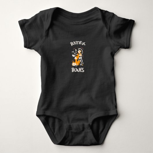 Bauchknochen Baby Strampler (Vorderseite)