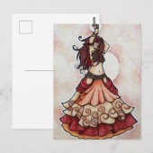 Bauchkunst Postkarte (Vorne/Hinten)