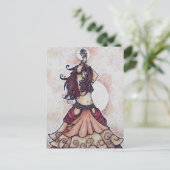 Bauchkunst Postkarte (Stehend Vorderseite)