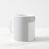 Bauchnabel-Fussel Kaffeetasse (Vorderseite Links)