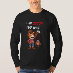 Bauchredner lustig albern Entschuldigung für das, T-Shirt