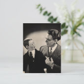 Bauchrednerpuppe Postkarte (Stehend Vorderseite)