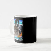 Bauchschmerz-Überlebender Hamster Meme Lustiger Sp Kaffeetasse (Vorderseite Links)