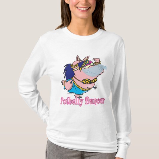 Bauchschweintänzerin T-Shirt (Vorderseite)