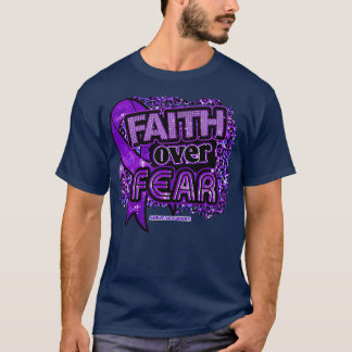 Bauchspeicheldrüsenbewusstheit Ribbon Glaube über  T-Shirt