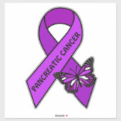 Bauchspeicheldrüsenkrebs Aufkleber (Blatt)