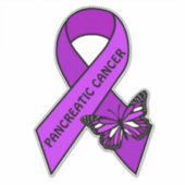Bauchspeicheldrüsenkrebs Aufkleber (Vorderseite)