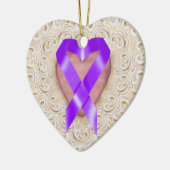 Bauchspeicheldrüsenkrebs aus dem Herzen - SRF Keramikornament (Links)