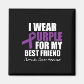 Bauchspeicheldrüsenkrebs-Bewusstsein, das ich für  Magnet (Vorne)