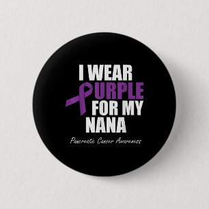 Bauchspeicheldrüsenkrebs-Bewusstsein, das ich Lila Button