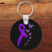 Bauchspeicheldrüsenkrebs Bewusstsein Frauen Schmet Schlüsselanhänger (Vorderseite)