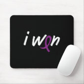 Bauchspeicheldrüsenkrebs-Bewusstsein - ich gewann  Mousepad (Mit Mouse)