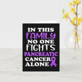 Bauchspeicheldrüsenkrebs-Bewusstsein in dieser Fam Karte (Gelbe Blume)