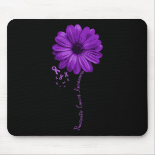 Bauchspeicheldrüsenkrebs Bewusstsein Lila Ribbon F Mousepad