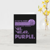 Bauchspeicheldrüsenkrebs-Bewusstsein Monat Novembe Karte (Gelbe Blume)