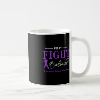 Bauchspeicheldrüsenkrebs-Bewusstsein Pray Fight Gl Kaffeetasse
