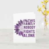 Bauchspeicheldrüsenkrebs Bewusstsein Sonnenblume B Karte (Gelbe Blume)