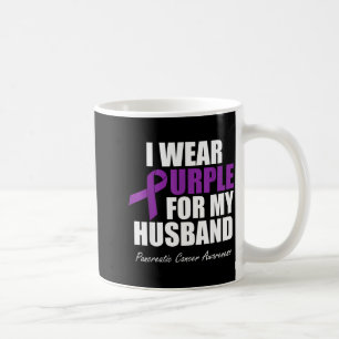 Bauchspeicheldrüsenkrebs-Bewusstsein Träg Violett Kaffeetasse