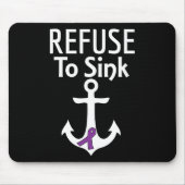 Bauchspeicheldrüsenkrebs-Bewusstsein weigert sich, Mousepad (Vorne)