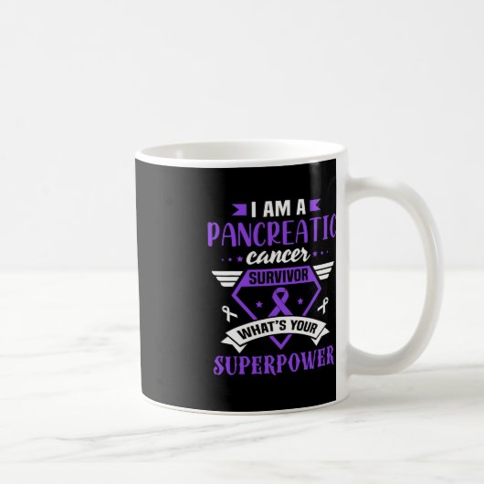 Bauchspeicheldrüsenkrebs-Bewusstseinsüberlebung Li Kaffeetasse (Rechts)