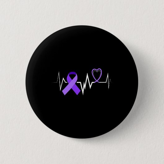 Bauchspeicheldrüsenkrebs Button (Vorderseite)