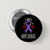 Bauchspeicheldrüsenkrebs Button (Vorne & Hinten)