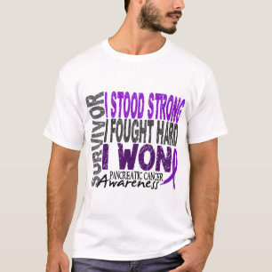 Bauchspeicheldrüsenkrebs des Überlebend-4 T-Shirt