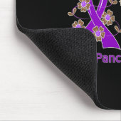 Bauchspeicheldrüsenkrebs für Kämpfer Überlebende Mousepad (Ecke)