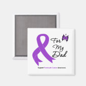 Bauchspeicheldrüsenkrebs für meinen Vater Magnet (Vorderseite/Rückseite)