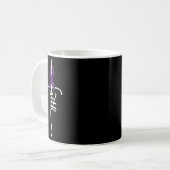 Bauchspeicheldrüsenkrebs-Glaube Bauchspeicheldrüse Kaffeetasse (Vorderseite Links)