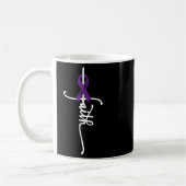 Bauchspeicheldrüsenkrebs-Glaube Bauchspeicheldrüse Kaffeetasse (Links)